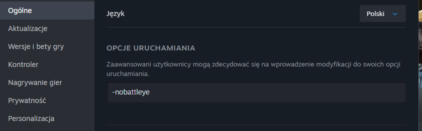 Dodaj komende do uruchamiania